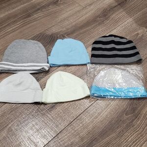 Baby NEWBORN Beanie Set 6 Pieces